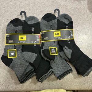 NWT CAT Men's Midweight Cushioned Socks 16 pairs